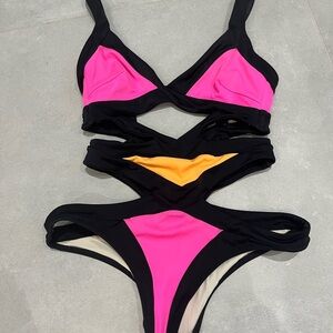 Agent Provocateur 90’s inspired one-piece swim suit